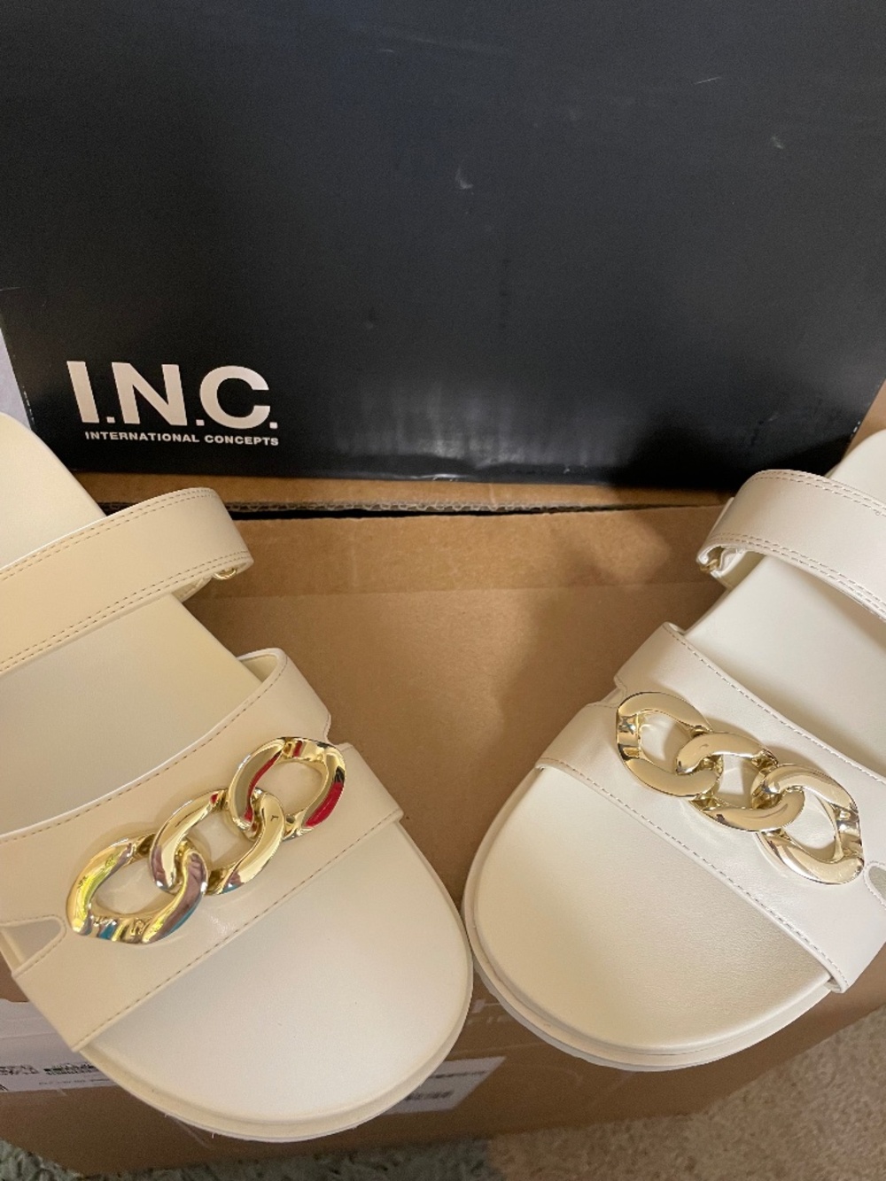 Inc. Macys Claren slip on sandals 10.5